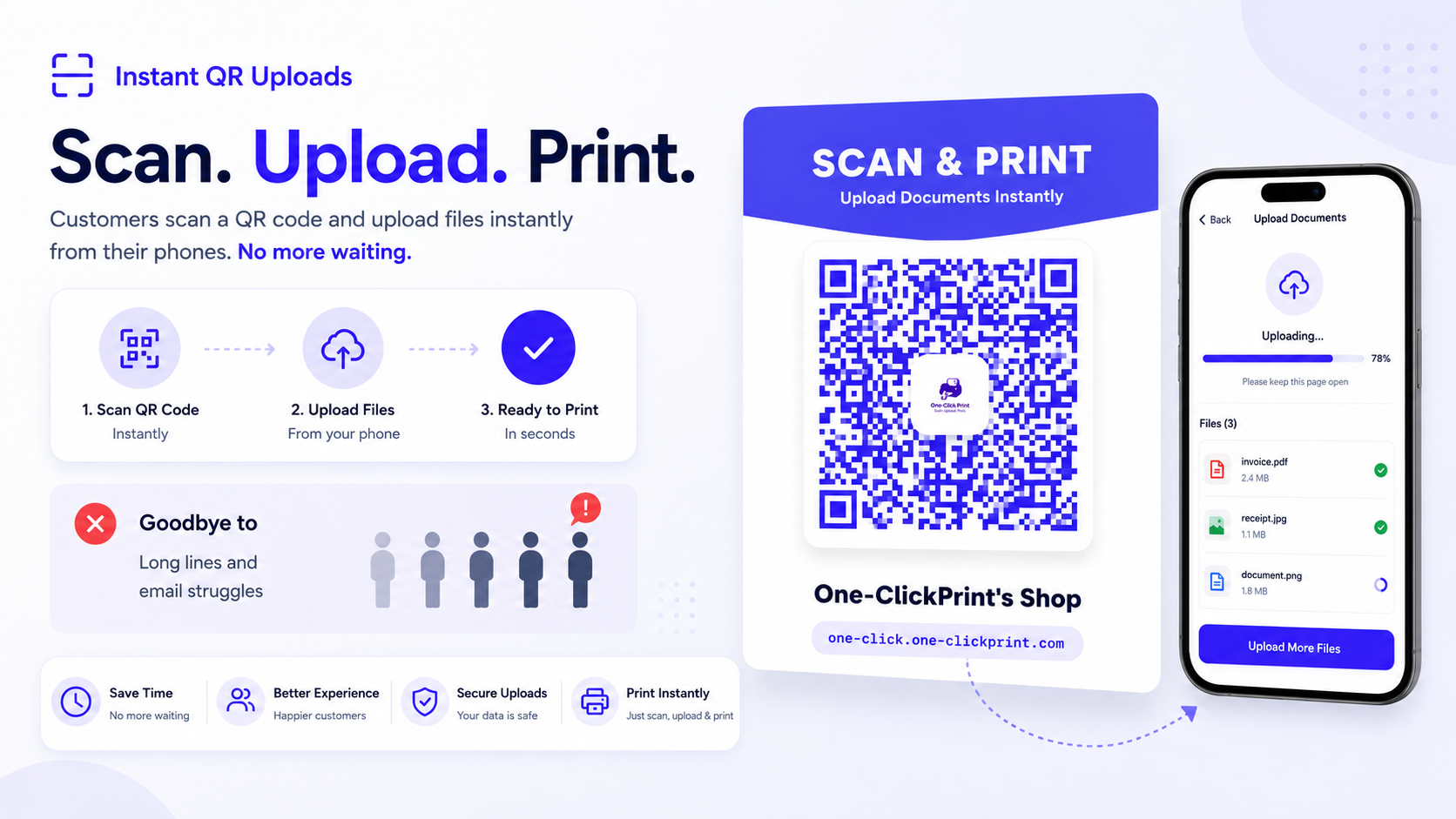 Instant QR Uploads: Scan, Upload, Print